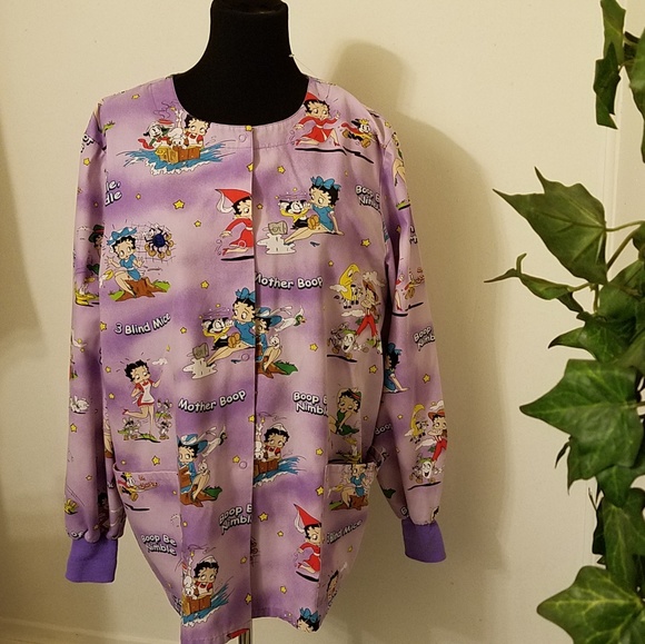 Scrub top smock Betty Boop - Picture 8 of 8